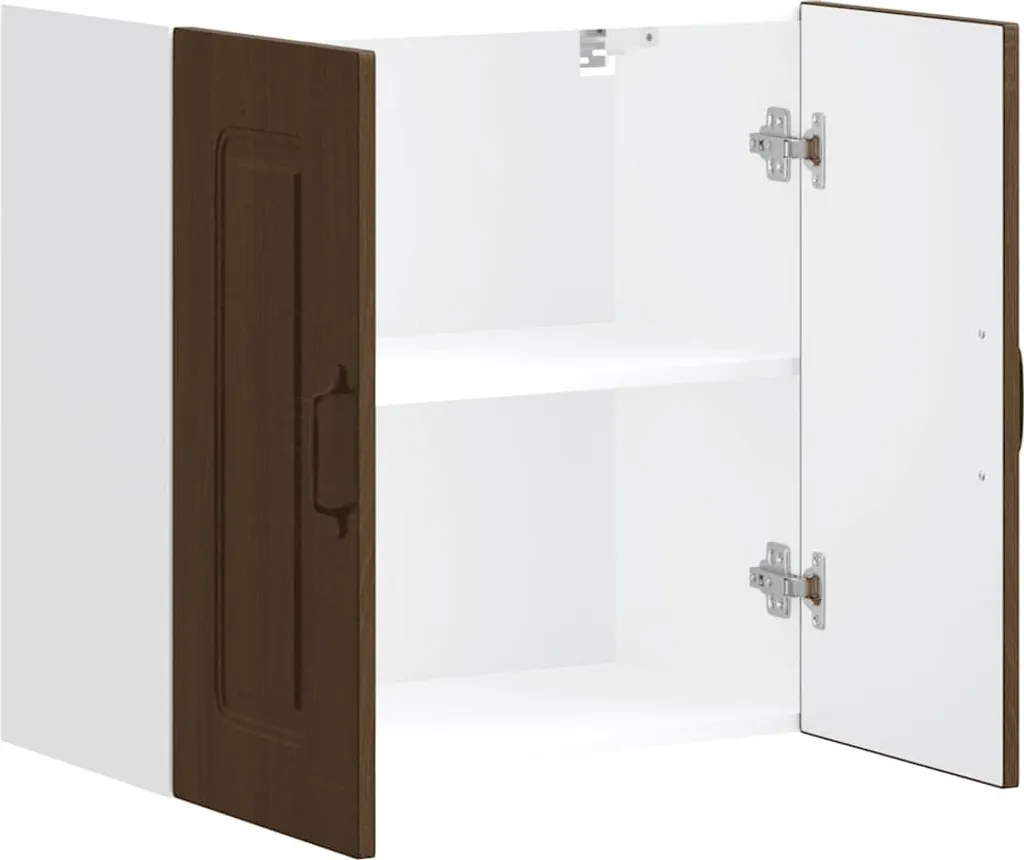 Armadietto Pensile Kalmar Brown Rovere: Stile Moderno per Cucina Componibile