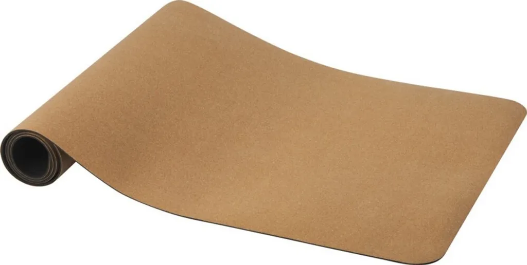 Tapis de yoga liège antidérapant Trikona - Fini les mains qui glissent
