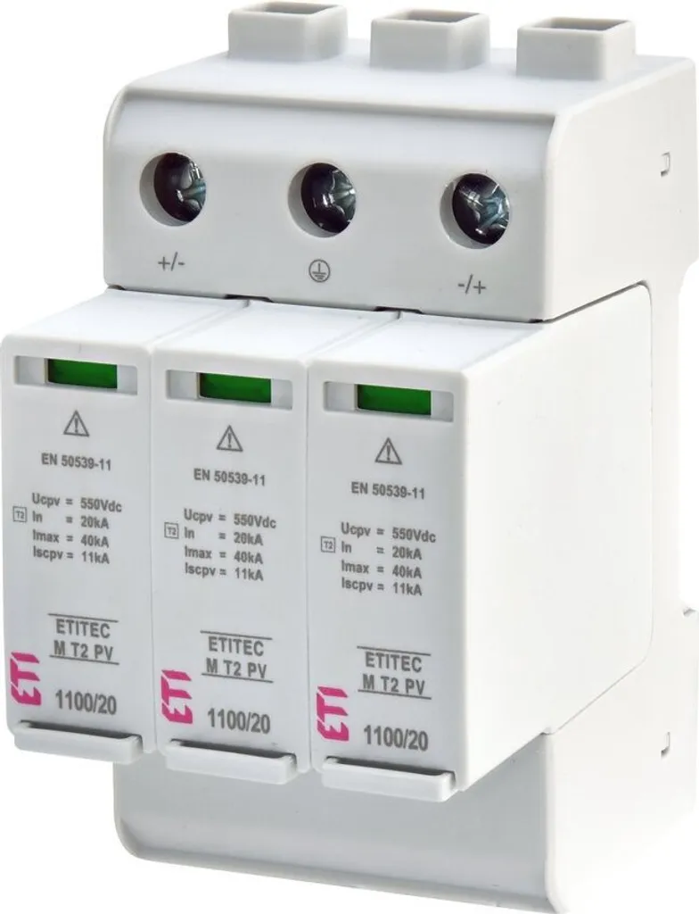 Évitez la Panne d'Onduleur avec le Parafoudre ETI ETITEC M T2 PV 1100V