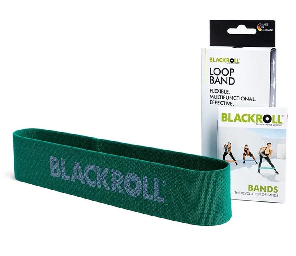 Blackroll Loop Medium, Zielony, Średni, 1 szt., Tkanina, Zdjęcie produktu 