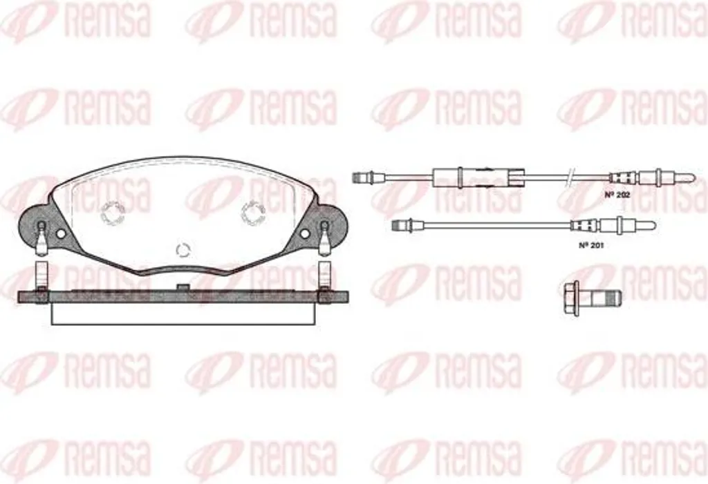 Plaquettes de Frein Haute Performance REMSA 0827.04 - Sécurité OE 425216