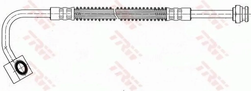 Flexible de frein TRW PHD451 pour Sportage K00 - Remplacement OE 0K011