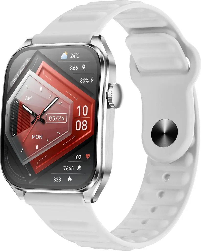 Smartwatch INF AMOLED 1.93" Argento: Chiamate Bluetooth e App GloryFit - 17