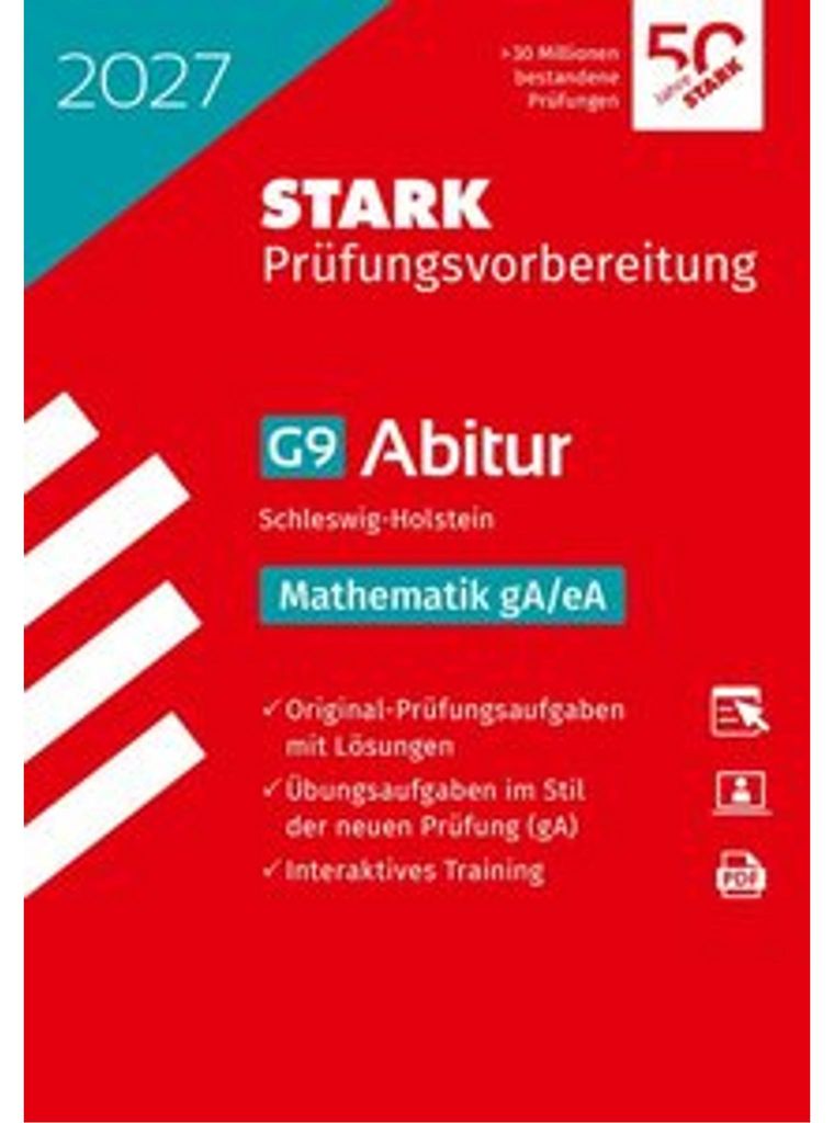 STARK Mathematik gA/eA - Abitur 2027 Schleswig-Holstein - Immagine del prodotto 