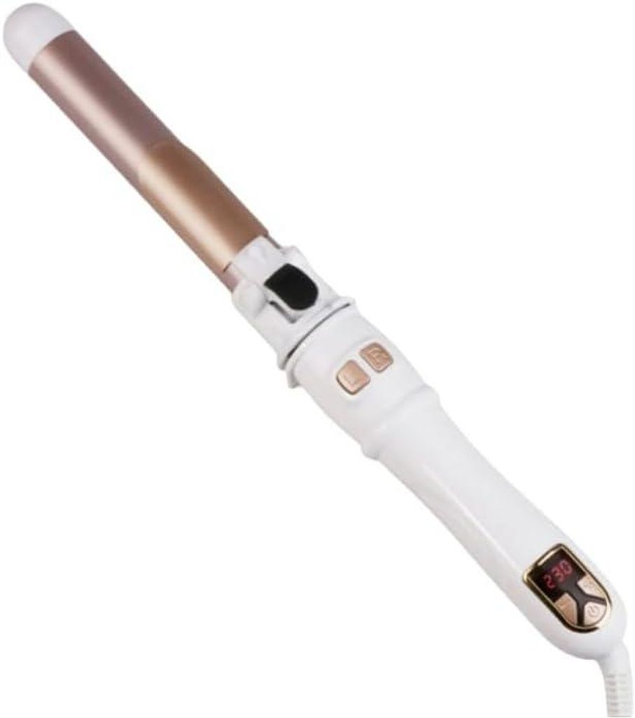 Lockenstab Professioneller Langer Rotierender Lockenstab 28mm - unterschiedl. Temp., für seidig-glänzende Locken & Wellen Rotierender Keramik