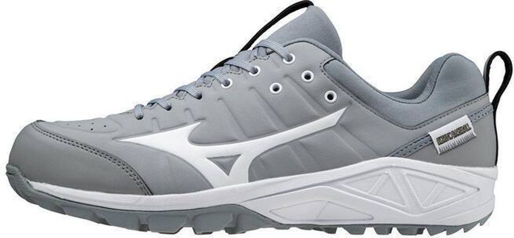 Mizuno Ambition AS 2 Turf Shoes (320632) 7,5 Grey/White Baseball/Softball Schuhe | Turf Kunstenrasen