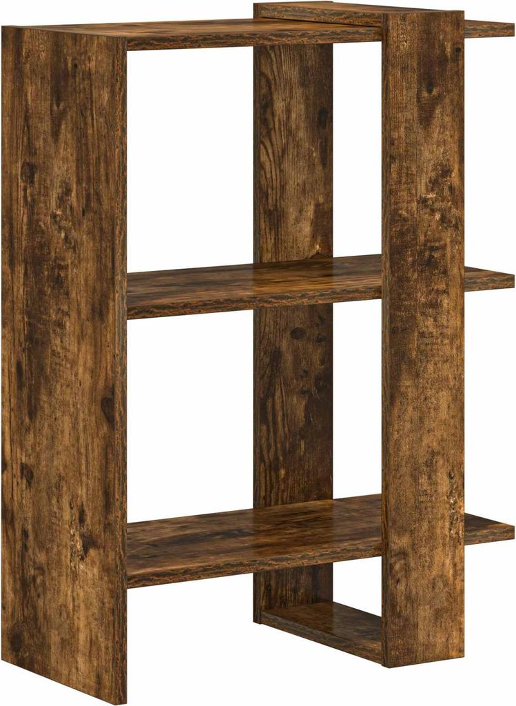 vidaXL Bücherregal Geräucherte Eiche 52 x 25 x 71,5 cm Holzwerkstoff