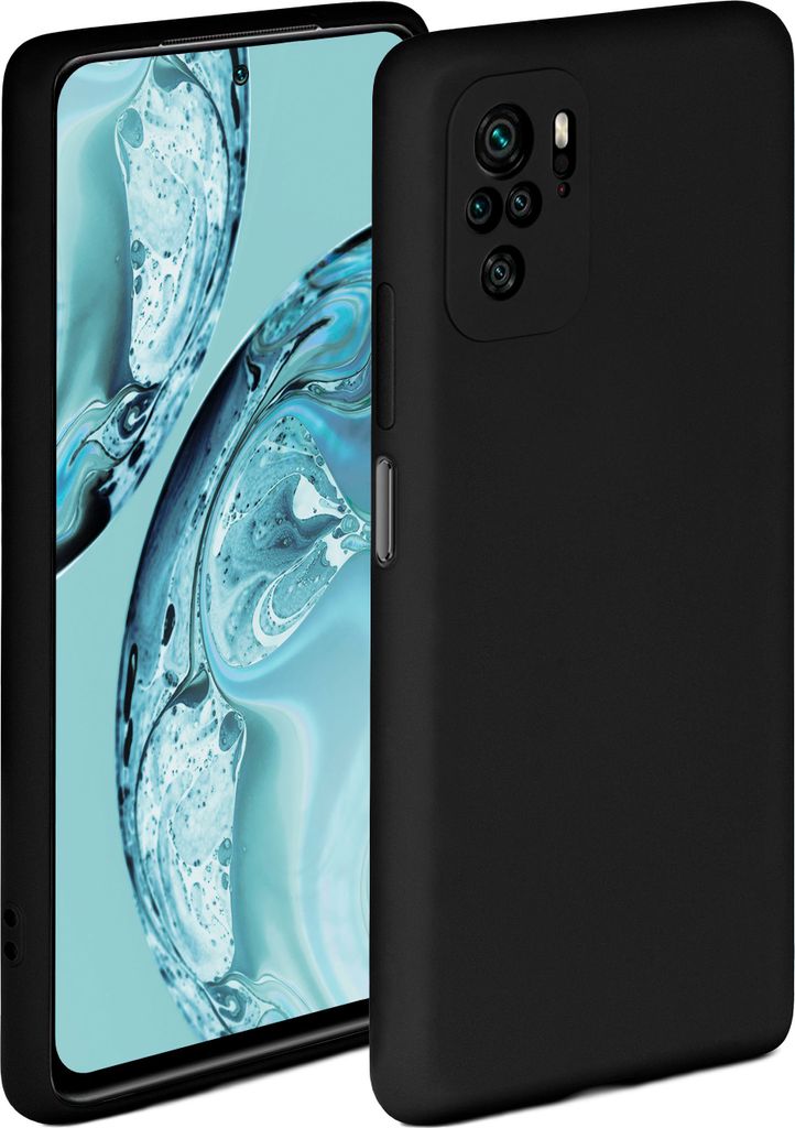 Soft-Case für Xiaomi Redmi Note 10/Note 10S, Farbe:Onyx Schwarz