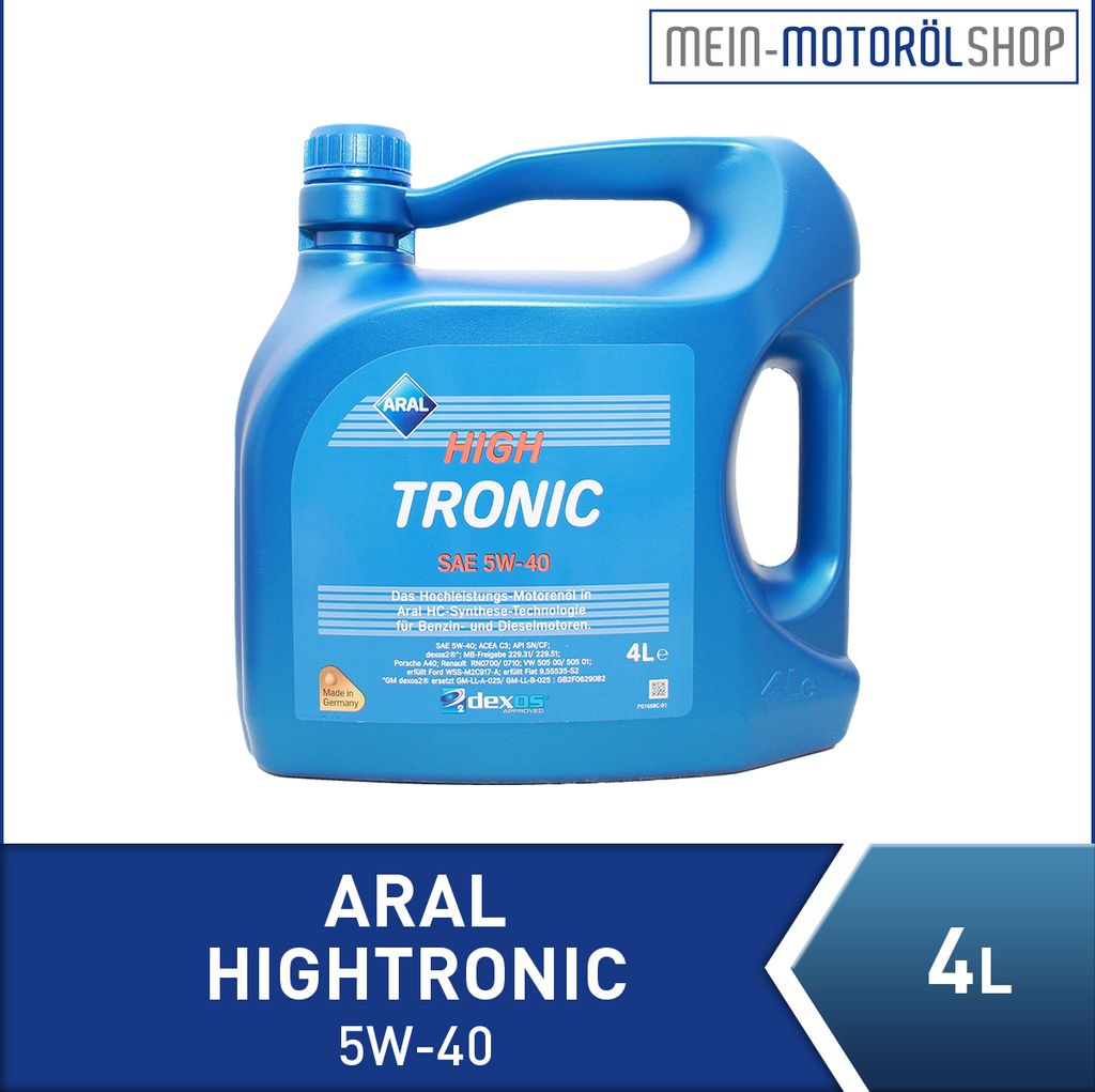 Aral HighTronic 5W-40 4 Liter