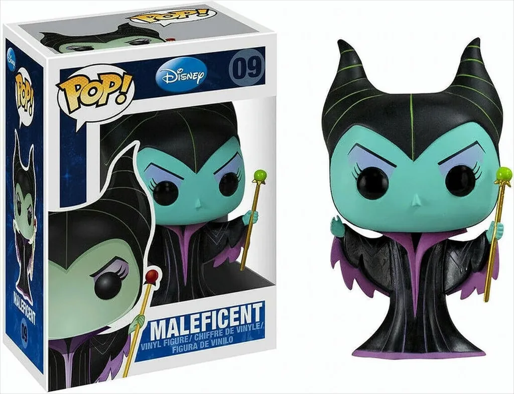 Protection Vitrine Funko Pop Maléfique Figurine Disney sans Poussière