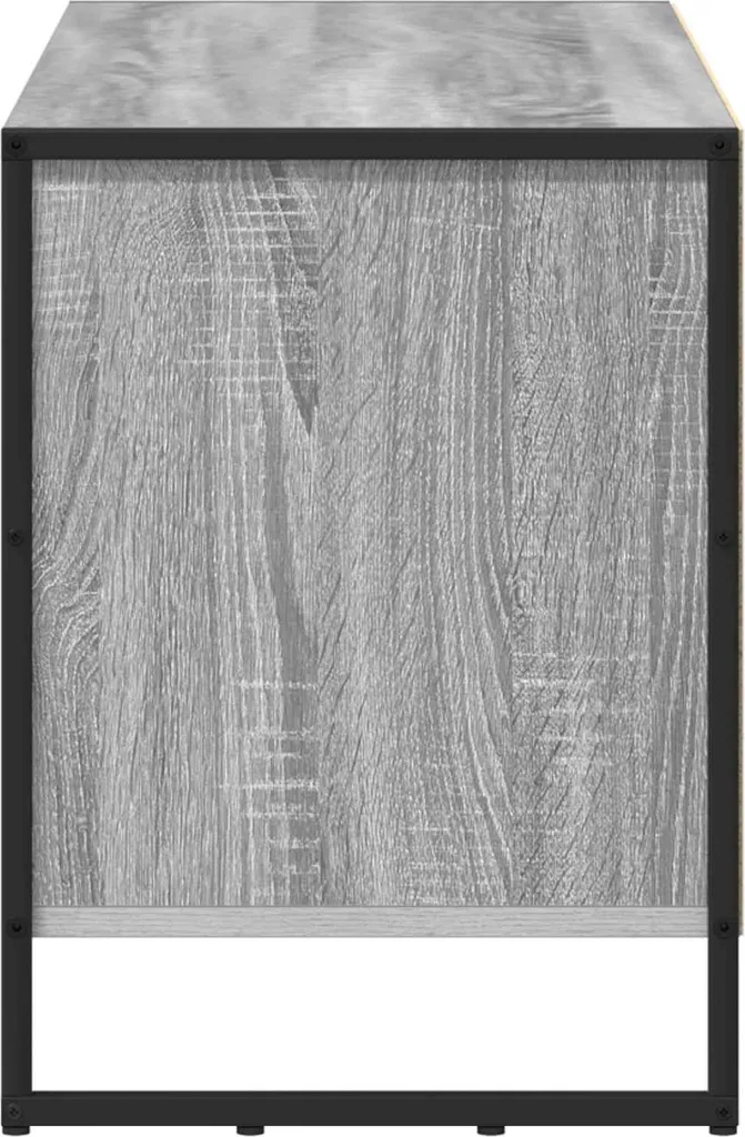 Meuble TV Gris Sonoma 100 cm : Gain de Place et Rangement Multimédia