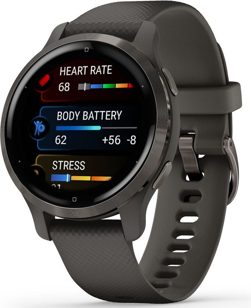 Garmin Venu 2S - S30852-H2751-B113 - 40 mm - Carbon-Schwarz Produktbild 