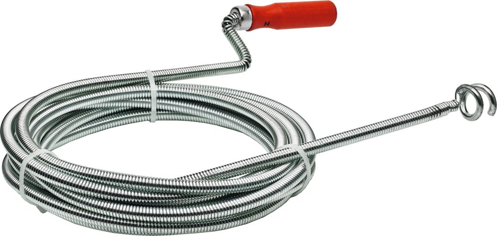 CFH Rohrreinigungsspirale 5 m Ø 25 mm chemiefreie Reinigung mit Rückholbohrer