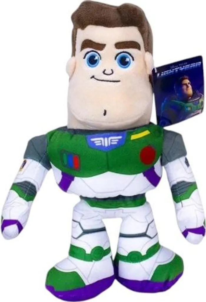 Doudou Buzz l'Éclair Disney Pixar 30cm - Mascotte Moelleuse Toy Story