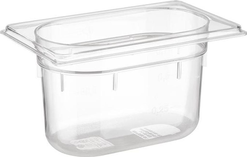 APS 82051 GN 1/9 Behälter, Polycarbonat, 17,6 x 10,8 cm, Produktbild 