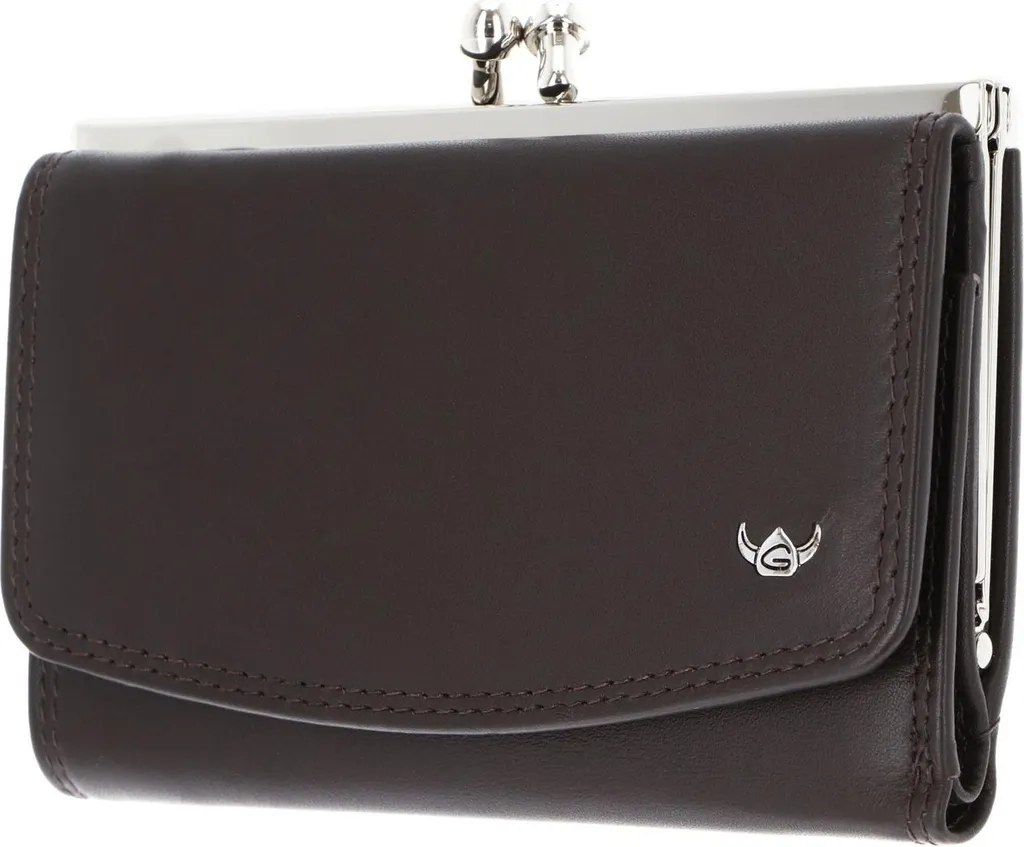 Portafoglio Golden Head 2255 Polo RFID Protect Pelle Nappa Marrone