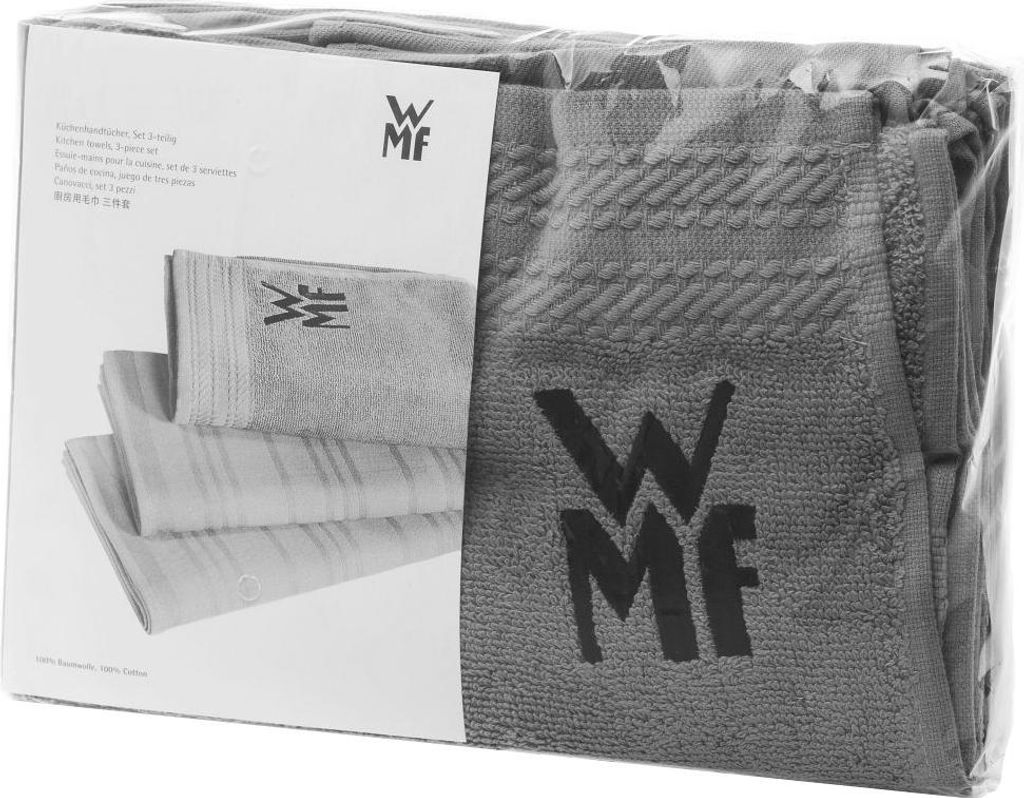 WMF Profi Select 3-teiliges Küchenhandtuch-Set, 100% Produktbild 