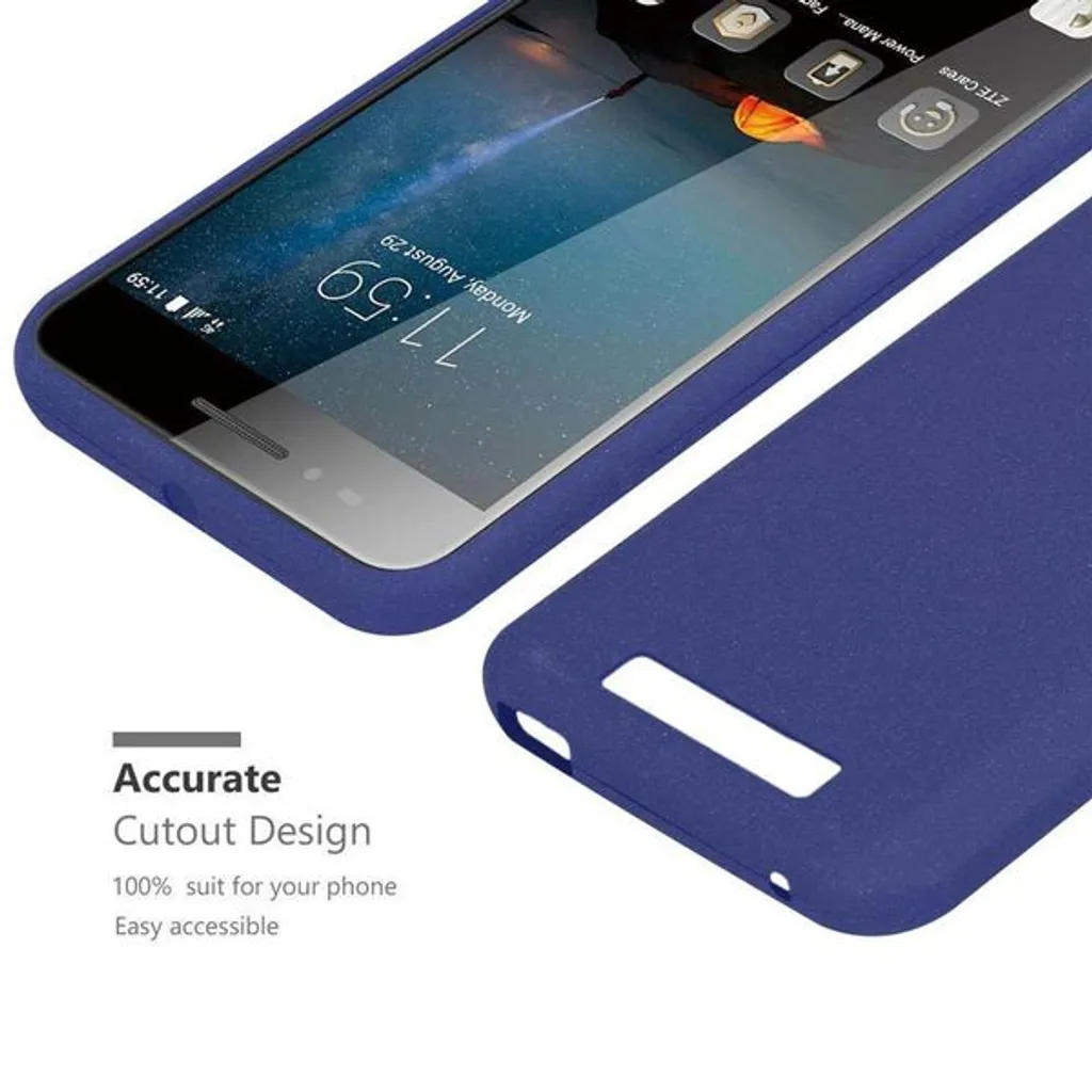 Cadorabo Pellicola In Vetro Temperato Per ZTE Blade A612 – Trasparente, 9H, Compatibile 3D Touch - 4