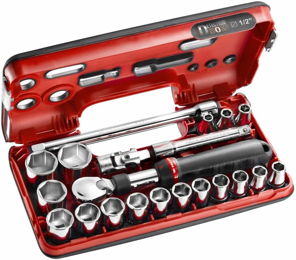 Facom Steckschluessel-Set 1/2Z D-Box, 21-tlg