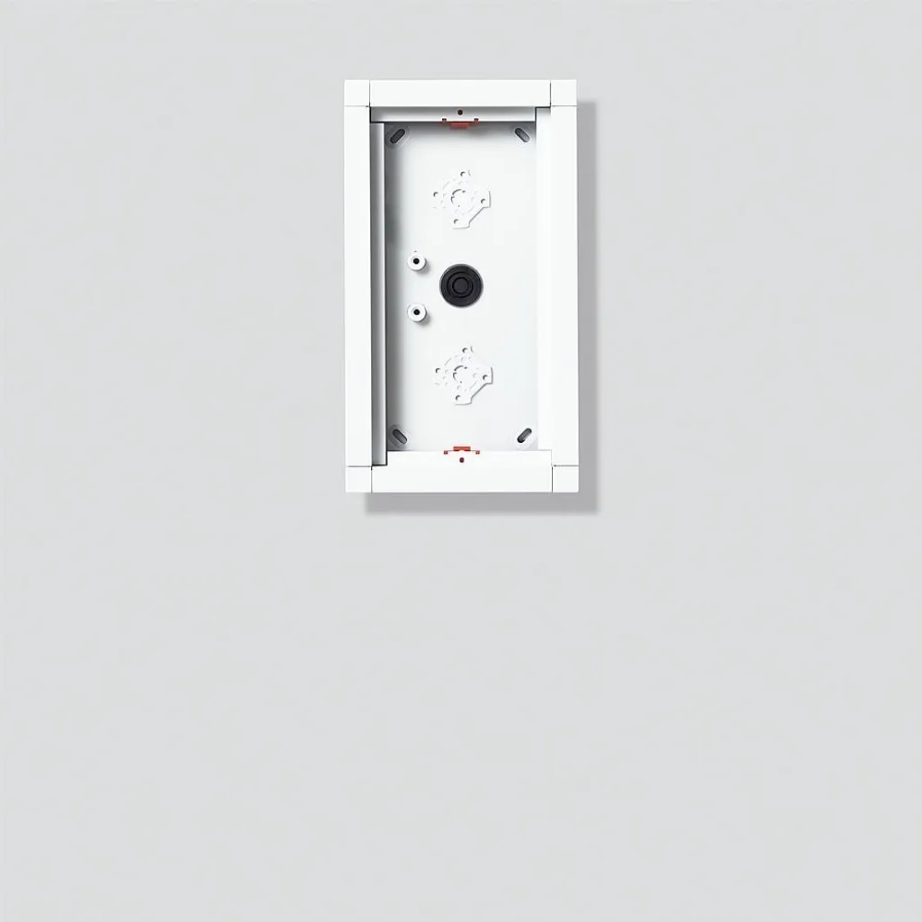 Boîtier Siedle Vario GA 612-2/1-0 W en Aluminium Robuste Blanc 039105