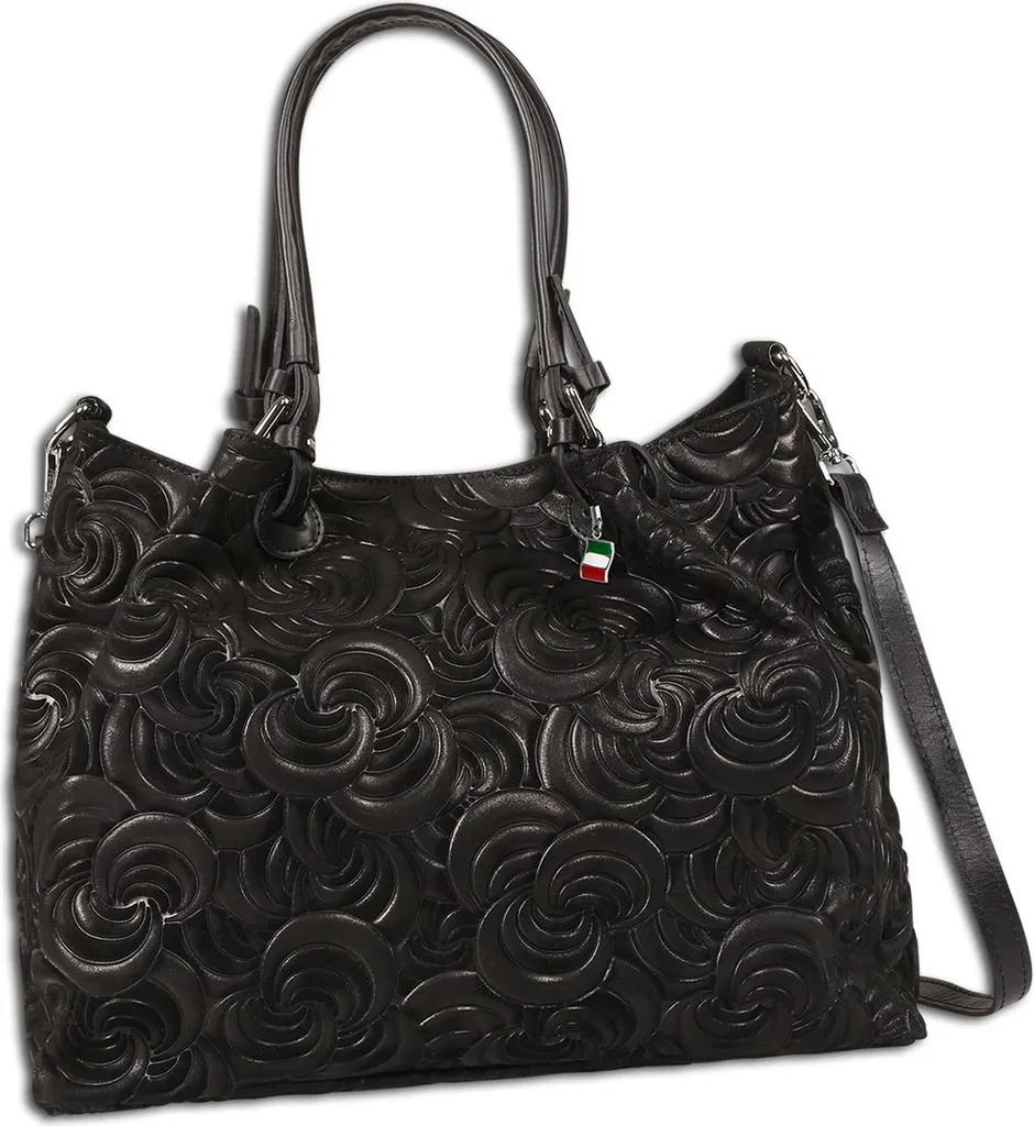 Sac de soirée noir en daim Florence OTF179S1 pour sortie et cocktail