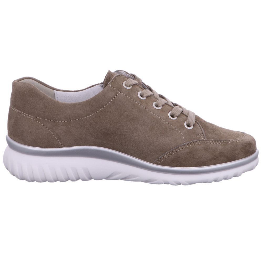 Semler Damen Schnürschuhe sportlich beige Gr. 7,5