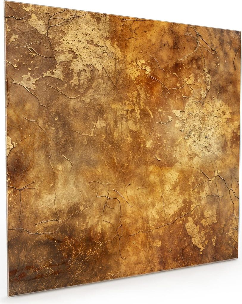 Küchenrückwand Spritzschutz Glas mit Motiv Verwitterter Putz 40 x 40 cm