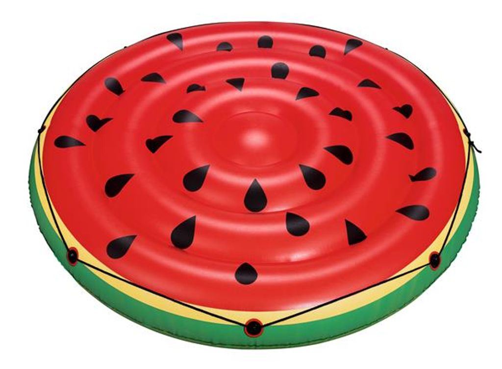 XXL Wassermelone Luftmatratze Aufblasbare Melonen Badeinsel Schwimmreifen Ø143cm 