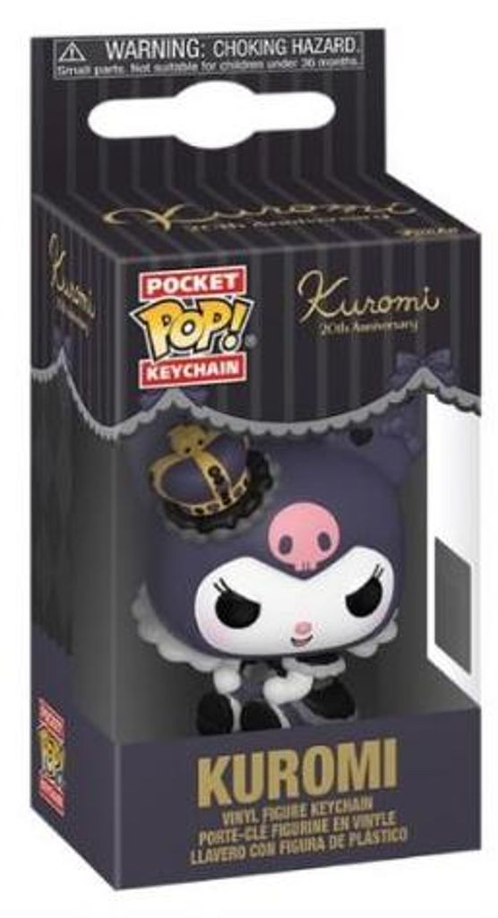 Funko Pocket Pop! Keychain - Kuromi (20th Anniversary)