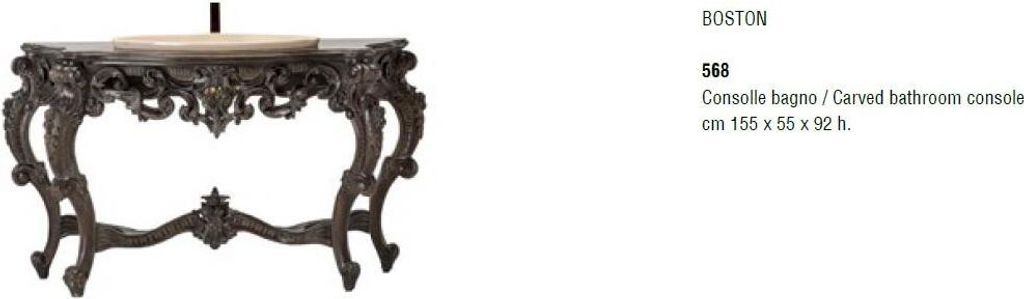 Badezimmer Möbel Design Braun Konsole Luxus Konsolen Bizzotto Italien Sideboard