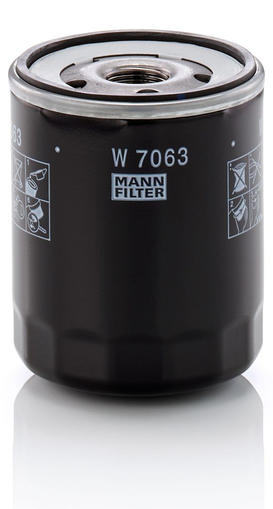 MANN-FILTER filtro olio W 7063 Immagine del prodotto 