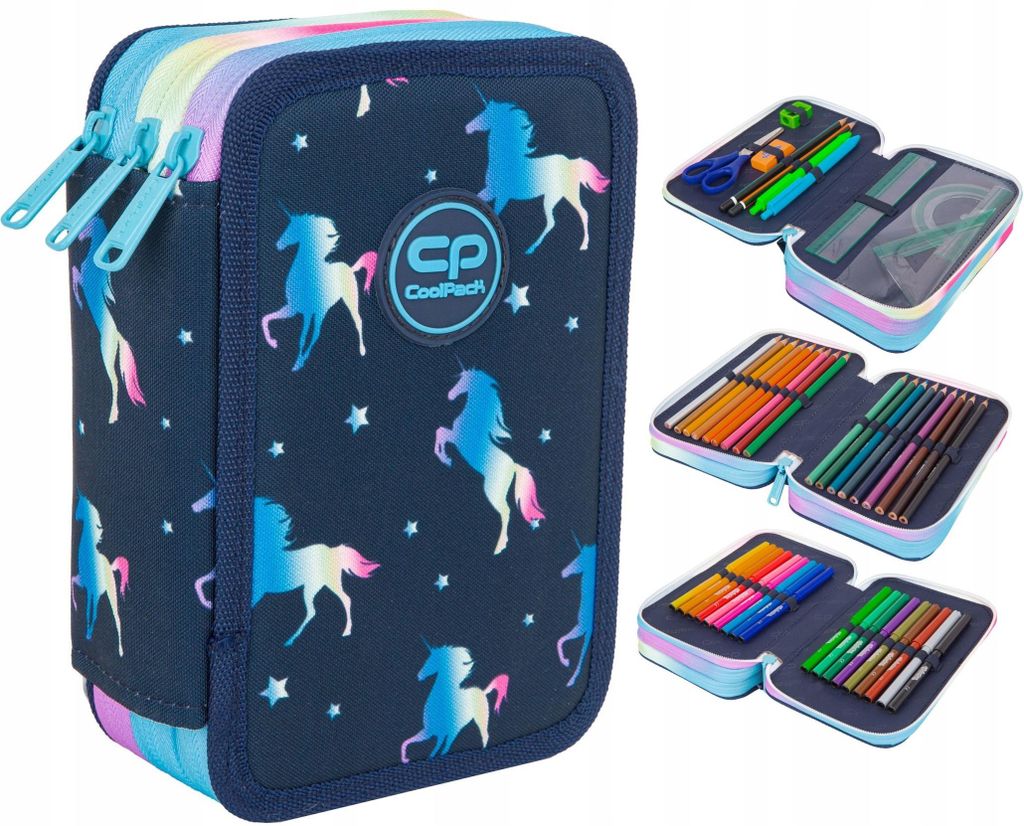 Coolpack Jumper 3 Trousse à crayons à 3 compartiments Image du produit 