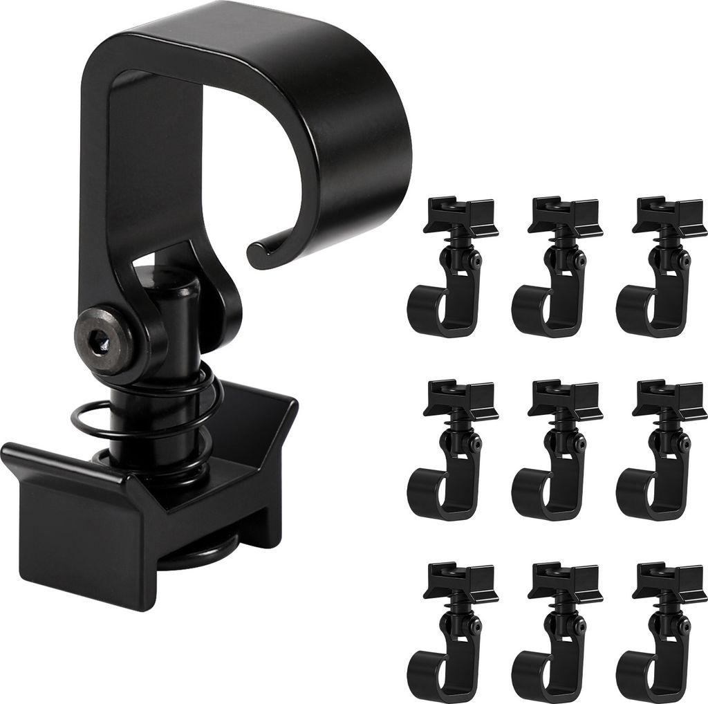 Hengda Single Fitting mit Haken für Airlineschiene Endbeschlag Endfittinge Zurrschiene 10 Stück