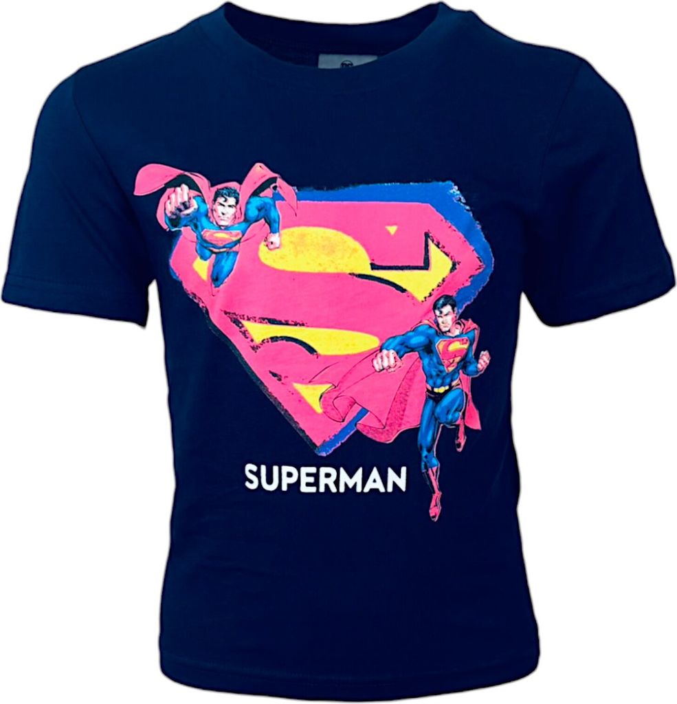 T-Shirt Superman Dunkelblau 116 cm