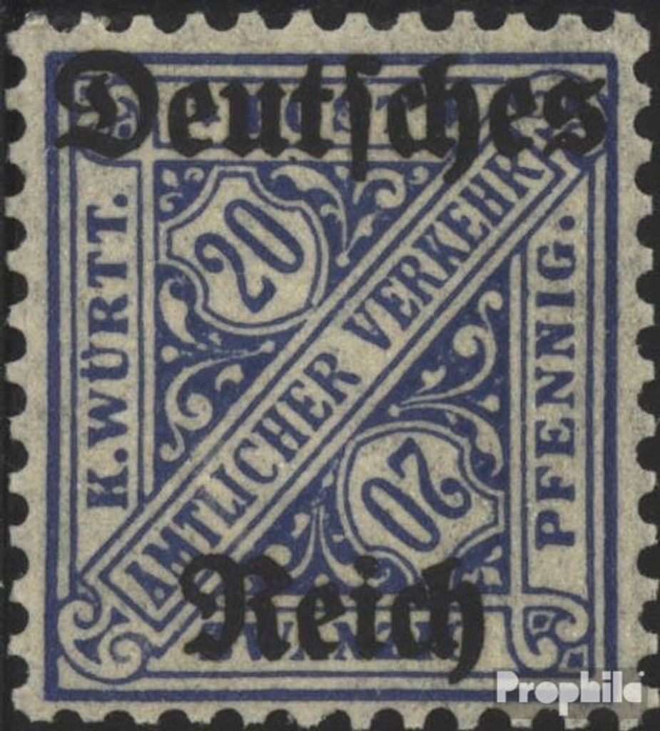 Briefmarken Deutsches Reich 1920 Mi D60X  gestempelt Produktbild 