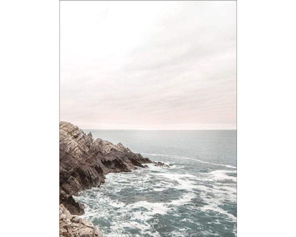 Leinwandbild Rocky Beach 57x77 cm