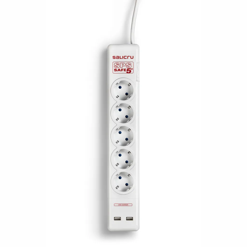 Bloc Parafoudre 5 Prises Salicru 680BA00002 Anti Surtension Réseau