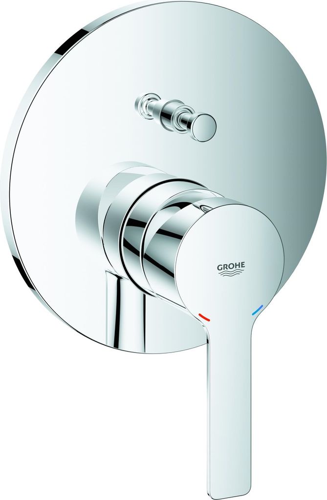 Grohe Einhand-Wannenbatterie LINEARE Fertigmontageset für Rapido SmartBox (35600) supersteel