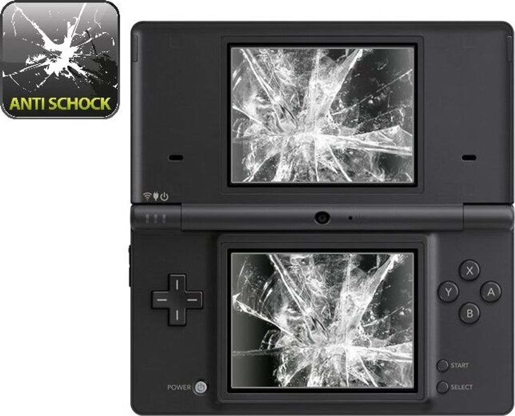 2x Panzerfolie für Nintendo DSI ANTI-SCHOCK Displayschutzfolie Displayfolie MATT