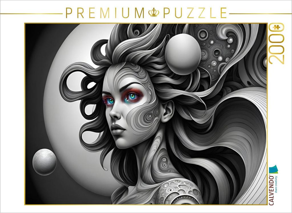 CALVENDO Puzzle Pluto-Schönheit | 2000 Teile Lege-Größe 90x67cm Foto-Puzzle für glückliche Stunden