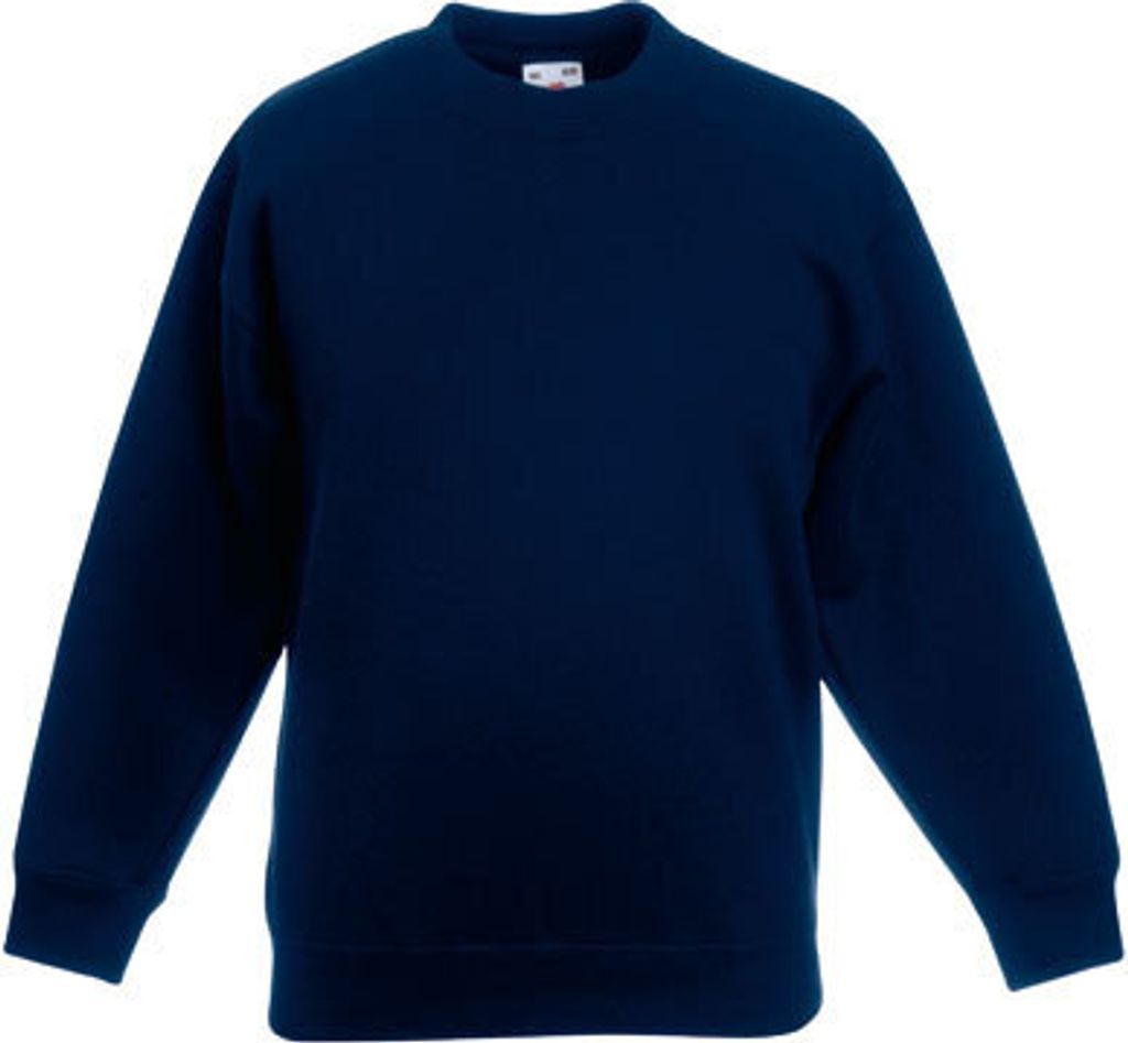 Fruit of the Loom - Kids Premium Set-in Sweat - Deep Navy - 152