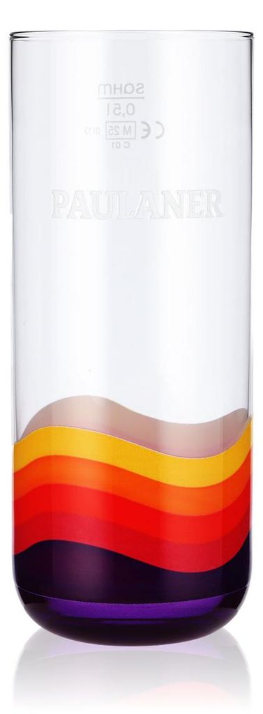 Paulaner Cola-Mix Softdrink Glas 0,5l Becher Boden Rund - Produktbild 