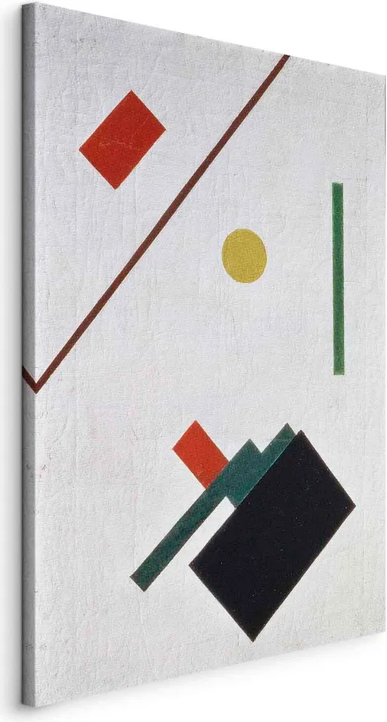 Quadro Kazimir Malevich 80x120 cm - Arte Astratta Moderna su Tela XXL