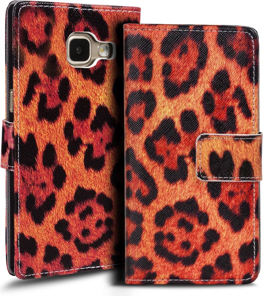 Handy Tasche für Samsung Galaxy A5 2016 Hülle Kunstleder Motiv Schutzhülle Case