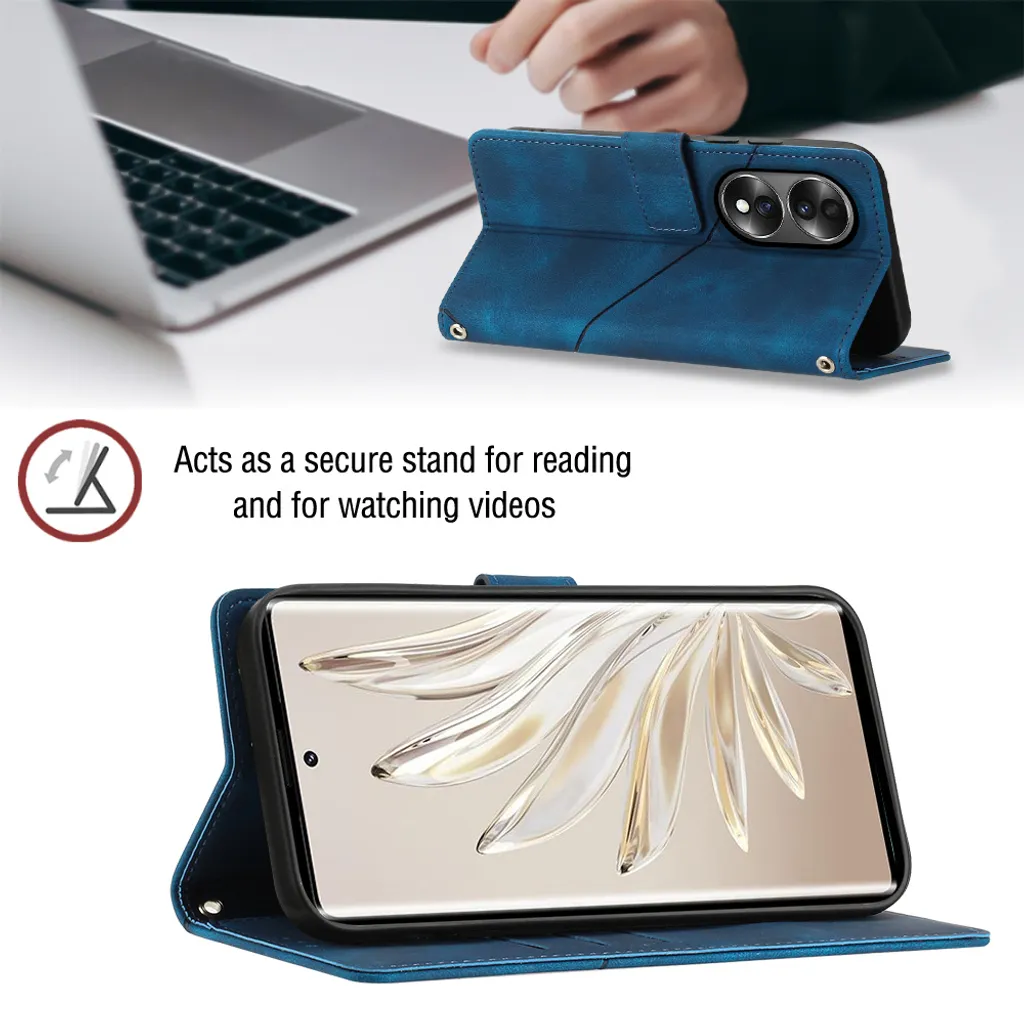 WOWUDI Cover per Honor 70 lite 5G Custodia Flip Portafoglio