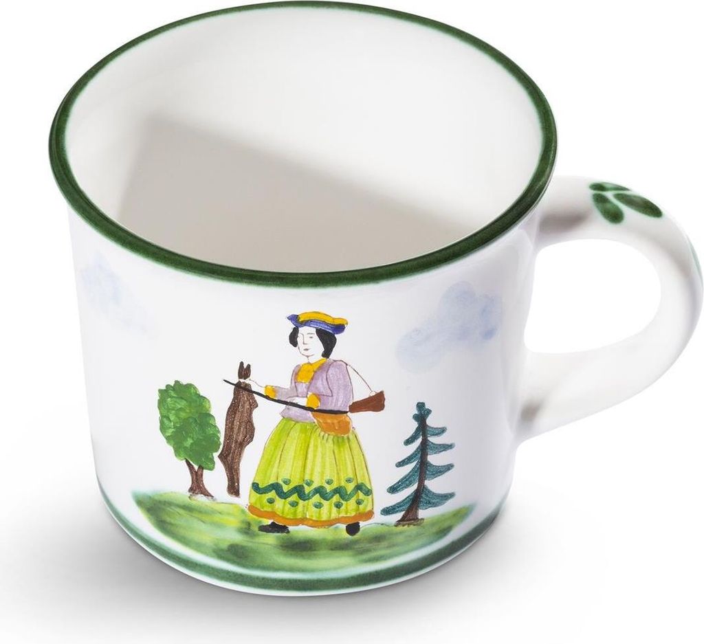 Gmundner Keramik Jagd Kaffeebecher 0,24 ltr.