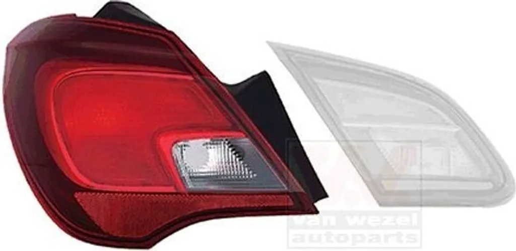 Sicurezza per la tua Corsa E: Fanale Posteriore VAN WEZEL 3804935 Sx