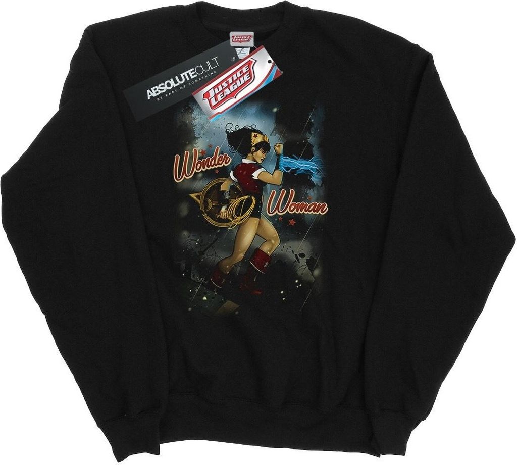 DC Comics - Sweatshirt für Herren BI29333 (L) (Schwarz) Produktbild 