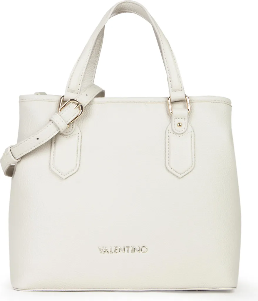Valentino Bags Brixton Beige Sac à main avec Finitions Dorées Premium