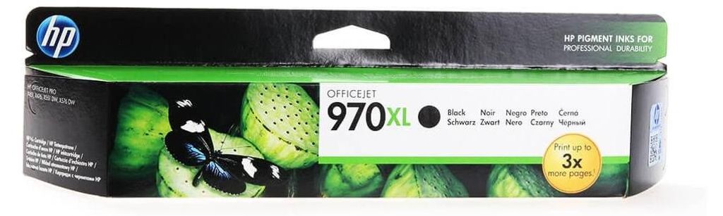HP 970XL oryginalny wkład atramentowy czarny XL, Wysoka Zdjęcie produktu 